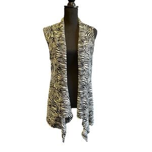 Chico’s animal print vest/cover up